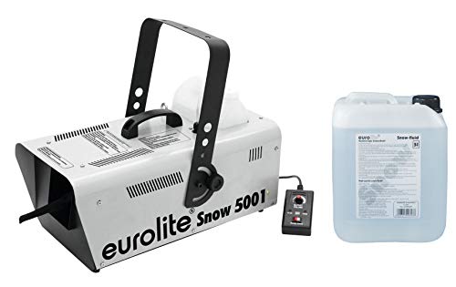 Eurolite Set Snow 5001 Schneemaschine + Schneefluid 5l