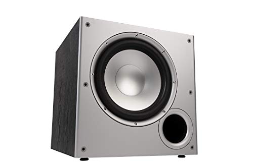 Polk Audio PSW10E Aktivsubwoofer für Heimkino Soundsysteme und Musik, 10" Bass Box, 100 Watt