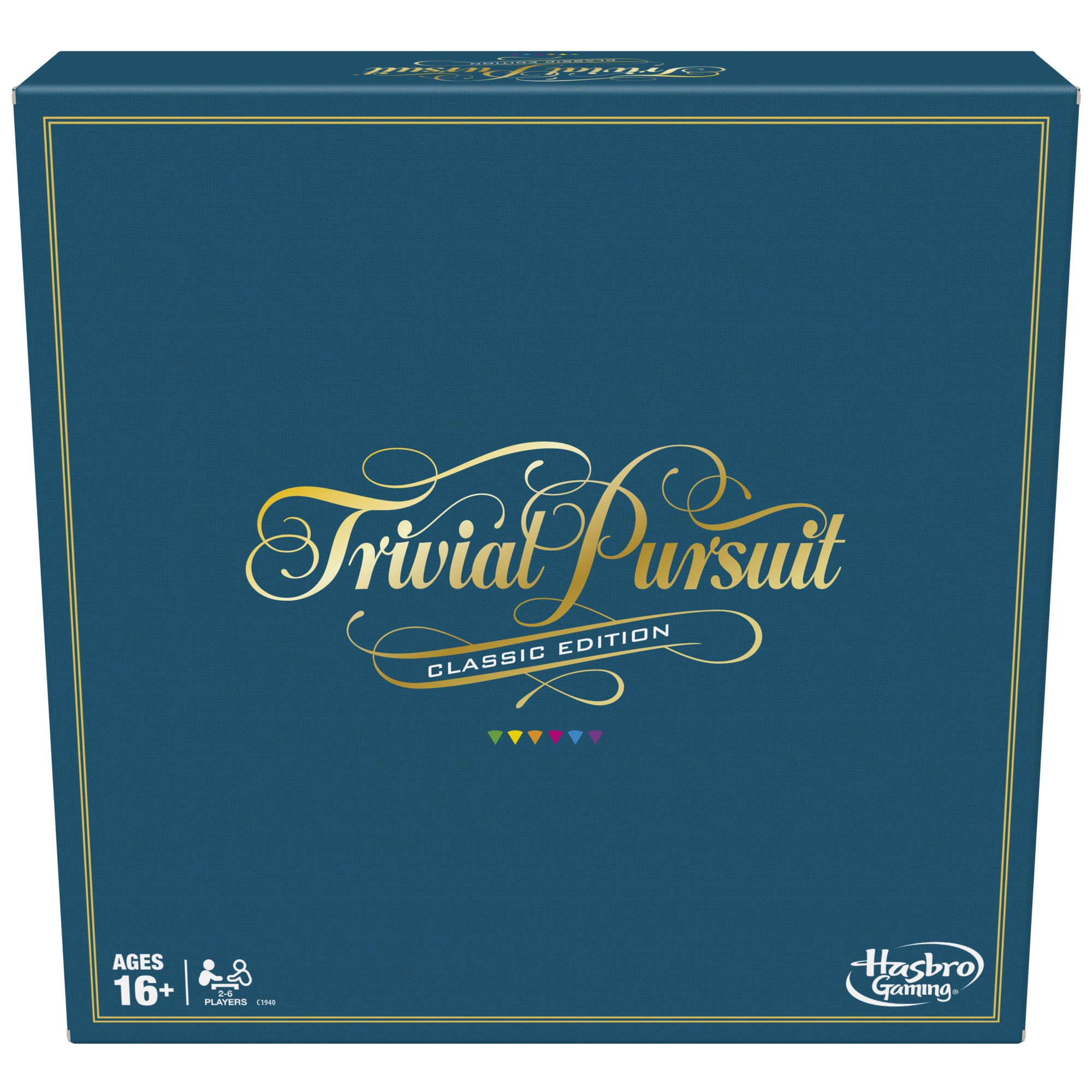 Hasbro Gaming C1940 - Trivial Pursuit Spiel, Classic Edition (englisch)