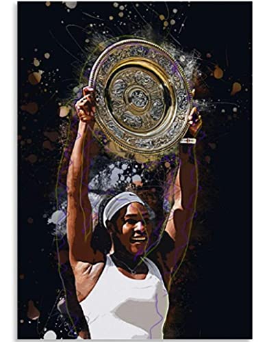 JYSHC Serena Williams Poster Holz Puzzle 1000 Teile Spielzeug Für Erwachsene Dekompressionsspiel Py102Na