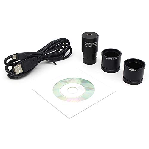 SNOWINSPRING Hd Cmos USB 2.0Mp USB Universal Digital Okular Mikroskop Kamera Elektronische Okular Halterung Gr？？E 23,2 Mm mit Adaptern