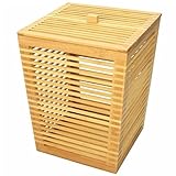 Woodquail Papierkorb Büro Badezimmer, aus Natürlichem Bambus