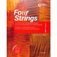 Fo(u)r Strings Heft 1 - 20 leichte bis mittelschwere Stücke aus vier Jahrhunderten für Streichquartett (DV 31105)