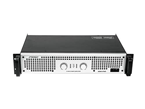 PSSO DDA-1700 Endstufe | Stereo-PA-Verstärker mit Schaltnetzteil, 2 x 850 W / 4 Ohm