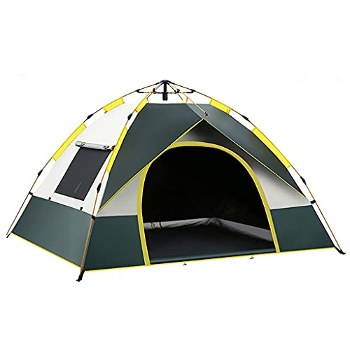 Tragbare Kuppelzelte für 3–4 Personen, winddichtes, regensicheres automatisches Pop-up-Zelt für Outdoor-Camping, Wandern, Picknick