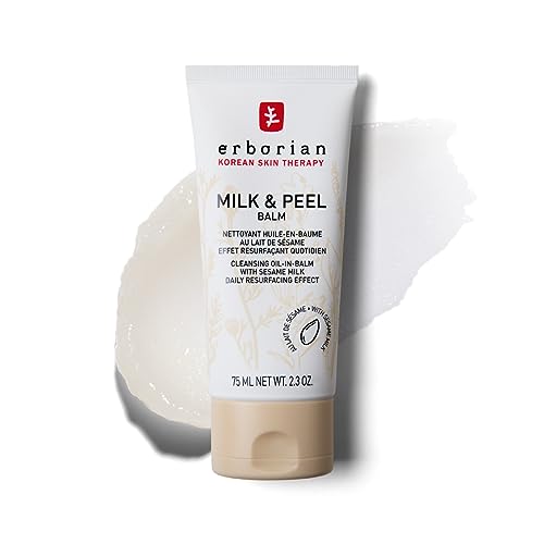 Erborian Milk & Peel Balm – 2-in-1 Make-Up Remover und Gesichtsreinigungs Balsam – Koreanische Hautpflege
