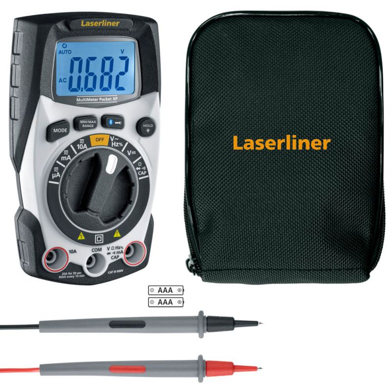 Laserliner MultiMeter Pocket XP Hand-Multimeter digital CAT III 600 V, CAT IV 600 V Anzeige (Counts): 4000