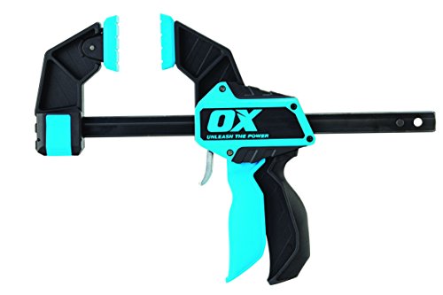 OX OX-P201206 Pro Heavy Duty Bar Clamp-6" / 150mm Hochleistungsstangenklemme, Mehrfarbig, 6-Inch/150 mm