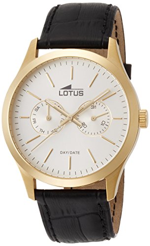 Lotus Herren-Armbanduhr XL Analog Quarz Leder 15957/1