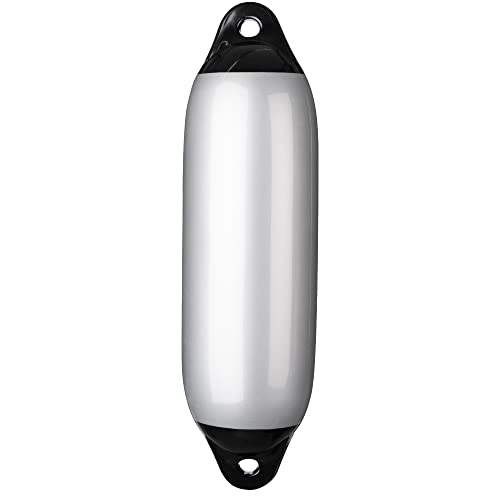 SEILFLECHTER - Aufblasbarer Langfender | Damit Ihr Boot sicher geschützt ist in Silbergrau, Ø 240 mm, 700 mm
