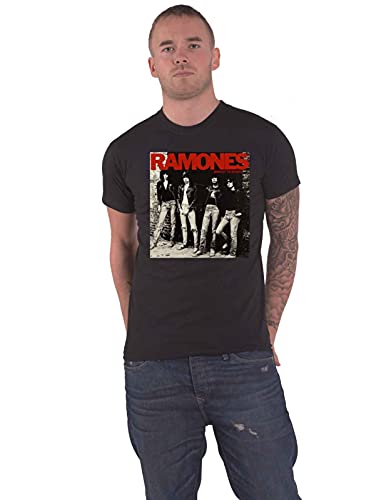 Ramones Herren T-Shirt Rocket to Russia Kurzarm, Schwarz, XL