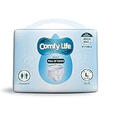 ComfyLife Premium Adult Incontinence Pull Up Diaper Pants - Large - Box of 10 Bags (120 Pants)