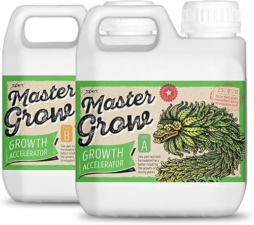 Xpert Nutrients Master Grow A+B Basic Growth Fertilizer for The Vegetative Phase of Plants 1L