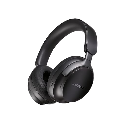 NEU Bose QuietComfort Ultra Kabellose Kopfhörer mit Noise-Cancelling für räumlichen Klang, Over-Ear-Kopfhörer mit Mikrofon, Bis zu 24 Stunden Akkulaufzeit, Kopfhörer mit Raumklang, Schwarz