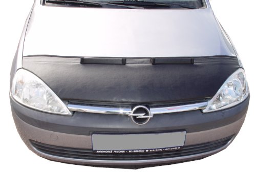 AB-00132 Auto BRA kompatibel mit Opel Corsa C Bj. 2000-2006 Haubenbra Steinschlagschutz Tuning Bonnet Bra