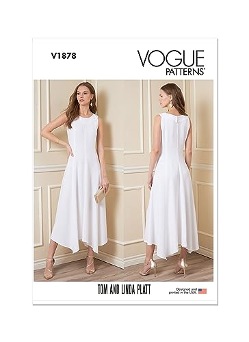 Vogue Patterns V1878A5 Damenkleid A5 (34-38-40)