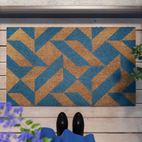 Mainstage – Stylische Kokos-Fußmatte von WECONhome für jeden Eingang (45 x 75 cm, Natur)