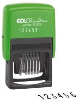 COLOP Ziffernstempel Stempel Printer S226 Greenline grün