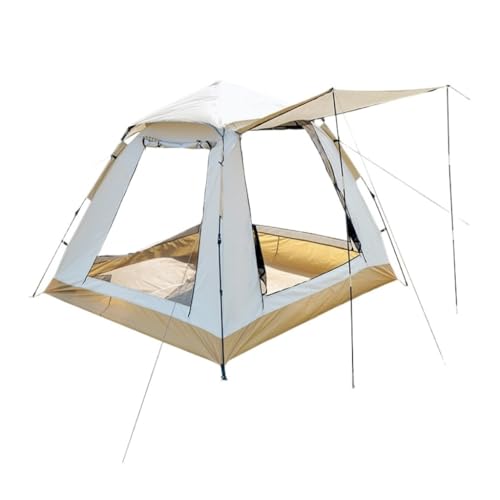Tent Camping Tragbares Zelt For Den Außenbereich, Schnell Zu Öffnendes Faltzelt, UV-beständiges, Wasserdichtes Sonnenschutzzelt, Vollautomatisches Campingzelt Zelt ( Color : Orange , Size : 220*220*17