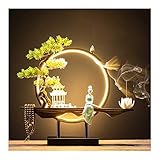 Wasserfall Räucherstäbchen Halter Neue chinesische Rückstau Räuchergefäss Kreative Rückstau Räuchergefäss Büro Wohnzimmer Weinklimaschrank Aromatherapie Ofen Lampe Ring Sandelholz Home Decoration Arom