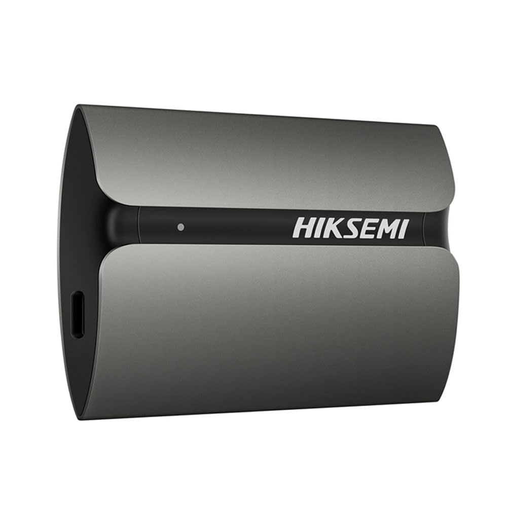 HIKSEMI Externe SSD 2TB, Portable Mini USB 3.1 Typ-C SSD Festplatte Extern, Bis zu 560 MB/s Lesen, kompatibel für Android Phone/Android Tablet/PC/Laptop(Grau)-T300S