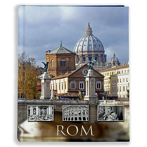 Urlaubsfotoalbum 10x15: Rom, Fototasche für Fotos, Taschen-Fotohalter für lose Blätter, Urlaub Rom, Handgemachte Fotoalbum