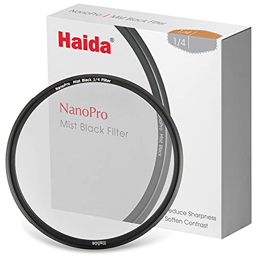 Haida NanoPro Mist Mist 1/4 Soft Focus HD4651-67 Optischer Glasfilter, 67 mm, Schwarz