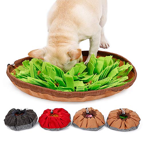 Pet Sniff Bowl, Verstellbare Trainingsmatten Puzzlespielzeug für Hunde und Katzen Verbrauchen Energie Slow Food Dispenser Indoor Outdoor Stressabbau (C)