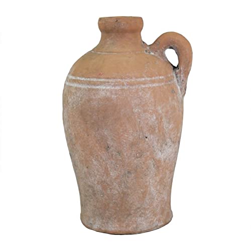 CIAL LAMA Dekorative Vase, Zement, 1 Griffe, Braun, 30 cm