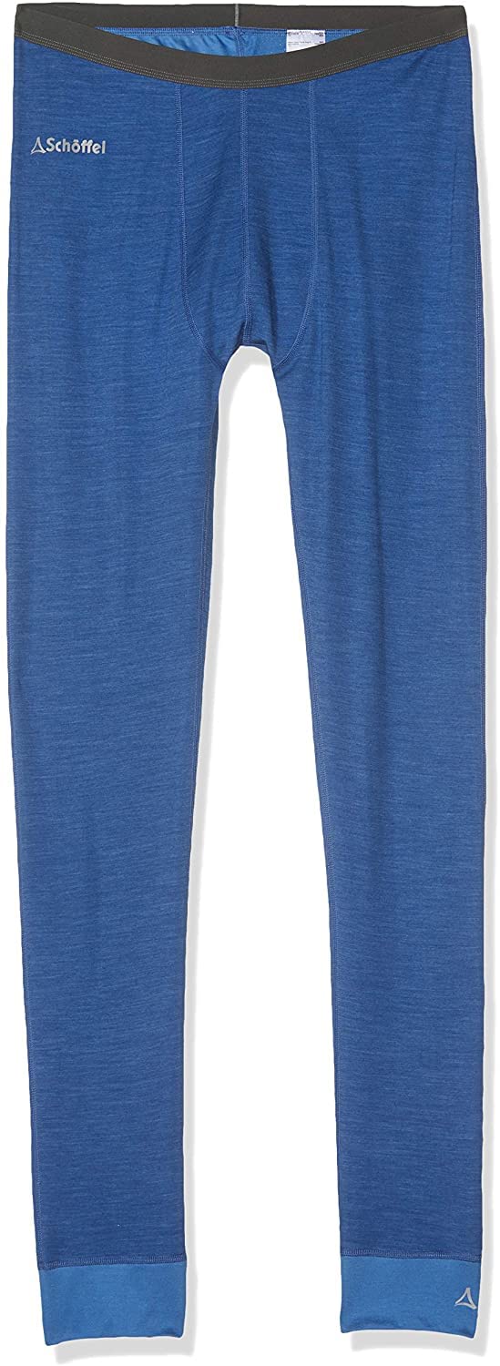 Schöffel Herren Merino Sport Pants long M, temperaturregulierende lange Unterhose, atmungsaktive Thermo Leggings in Wollqualität, imperial b, XL