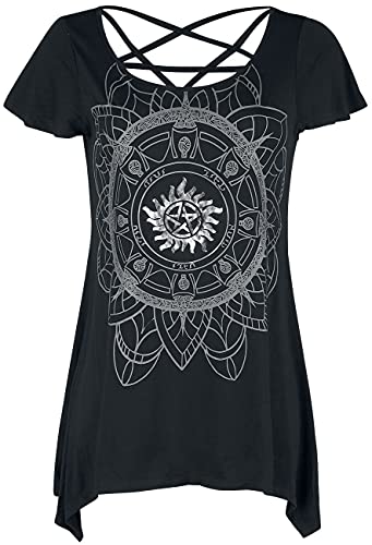 Supernatural Hunter Frauen T-Shirt schwarz M 95% Viskose, 5% Elasthan Fan-Merch, TV-Serien