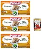 Plasmon Pesce Platessa con Patate, 3x (2x 80g) , Mit ausgewählten Zutaten, 100% natürlich, Ohne Stärken und Salz hinzugefügt + Italian Gourmet polpa 400g