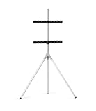 One For All 65 TV Stand Tripod Metal Cool White TV-Standfuß 81,3cm (32) - 165,1cm (65) Schwe