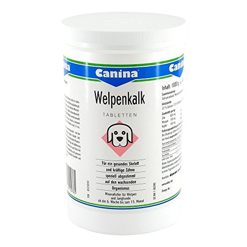 Canina Welpenkalk Tabletten, 1er Pack (1 x 1 kg)
