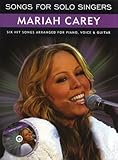 Songs For Solo Singers: Mariah Carey. Partitions, CD pour Piano, Chant et Guitare(Symboles d'Accords)
