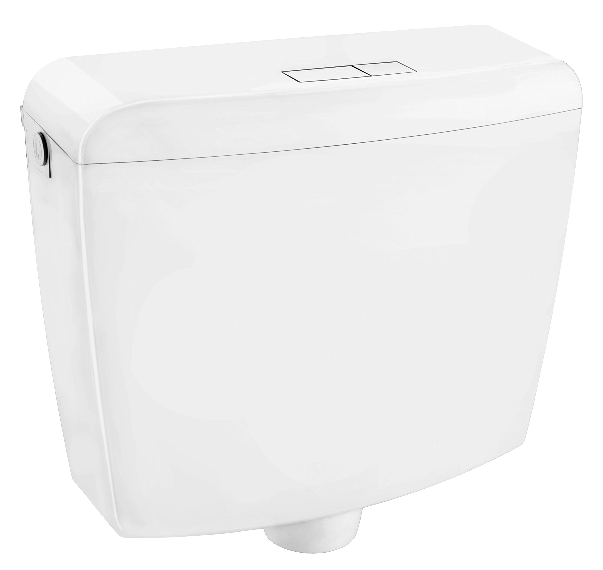 Cornat Spülkasten PONTOS, weiß / Zweimengenspülung / Toilettenspülung / Aufputzspülkasten |Toilette / Badezimmer / SPK1200