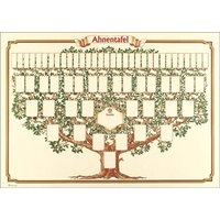 RNK Verlag Schmuck-Ahnentafel , Skizzierter Baum, , 70 x 50 cm
