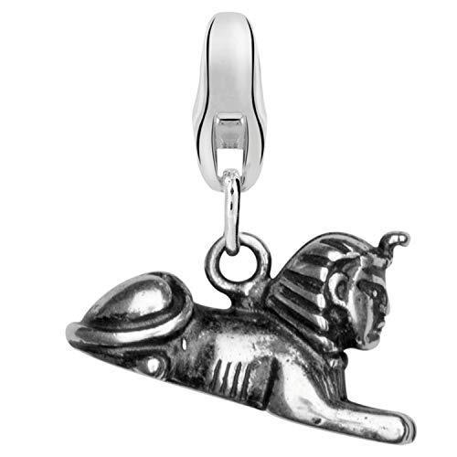 Dream Charms Damen Charm Anhänger 925 Sterling Silber rhodiniert Sphinx-Figur