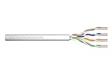 DIGITUS 305 m Cat 5e Netzwerkkabel - U-UTP Simplex - BauPVO Eca - PVC Mantel - 100 MHz Kupfer AWG 24/1 - PoE Kompatibel - LAN Kabel Verlegekabel Ethernet Kabel - Grau