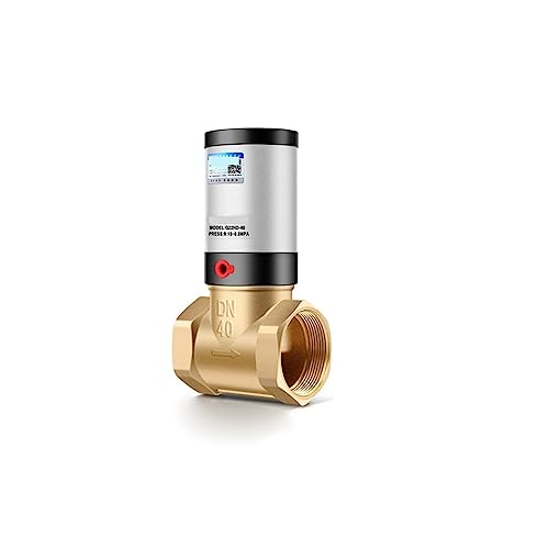 Q22HD-40 1-1/2 Zoll Luftstromregelventil Messing Direktwirkung G-Gewinde PTFE for Luft Wasser Öl Gas 1 Stück (Color : PTFE Seal, Size : 1.5 Inch)