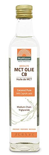 Mattisson MCT Öl Kokos rein - 99% C8-Caprylsäure Säure-250 ml