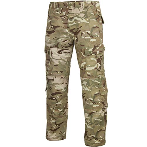 Highlander Herren Elite Ripstop Outdoor Hose, Camouflage, 38