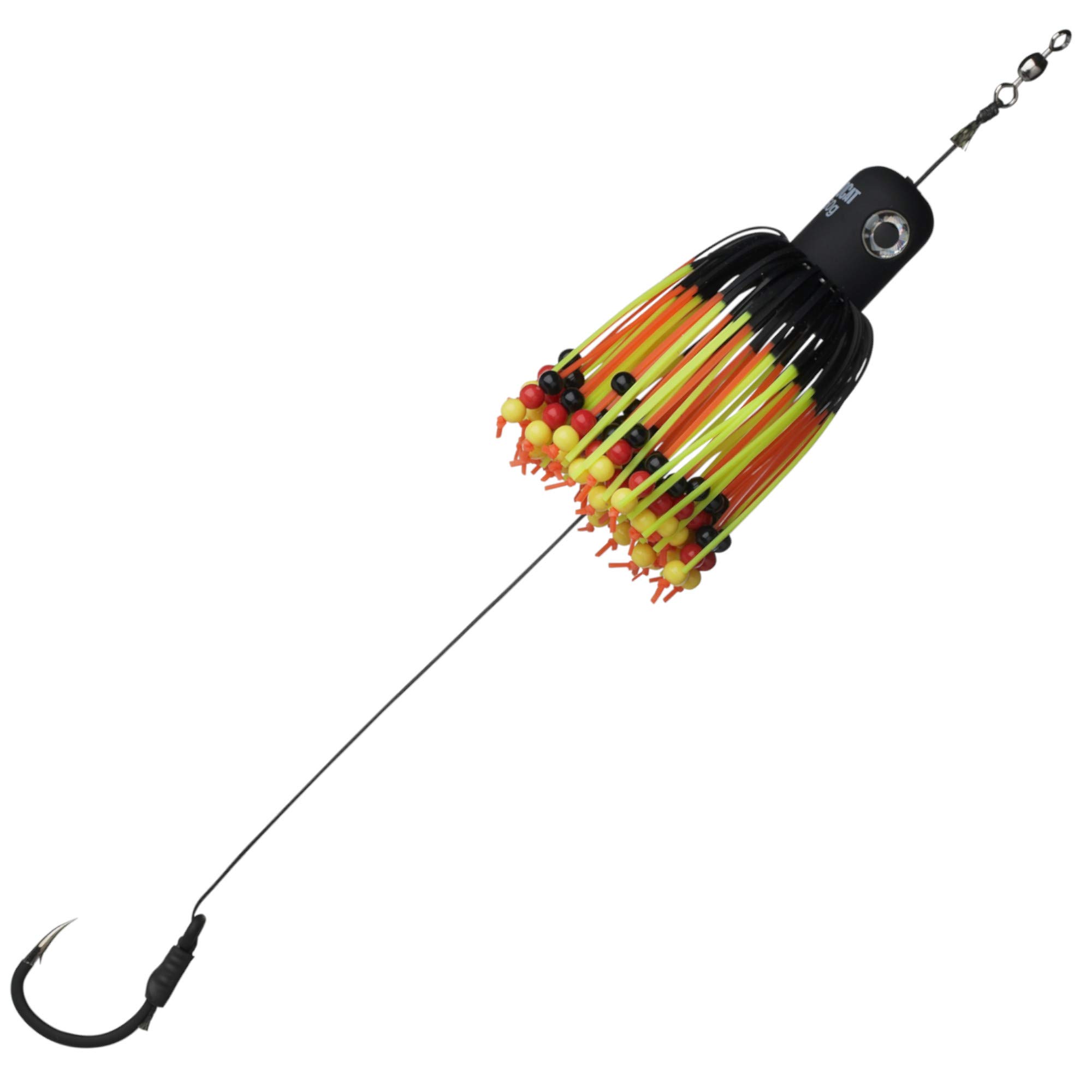 Madcat A-Static Adjusta Clonk Teaser 33cm - Wallerteaser, Größe/Gewicht/Farbe:Gr. 10/0 / 150g / Black