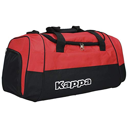 Kappa BRENNO Sporttasche Unisex Erwachsene, Red/Black, FR: S (Größe Hersteller: S)