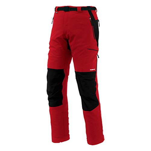 Trango® Hobbes - Lange Hose für Mann XXL Rot/Schwarz