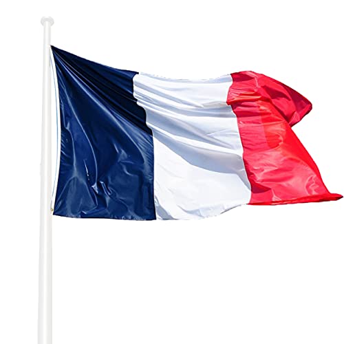 Klikil Französische Flagge Nautischem Polyester Balkon Deko -1 pcs -Flaggen Fahnen Fanartikel 90 x 150 cm Polyester mit Metall-Ösen