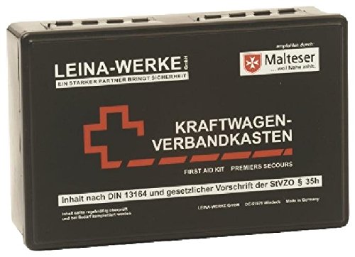 KFZ-Verbandkasten Standard ro LEINA 635140/10005 DIN 13164