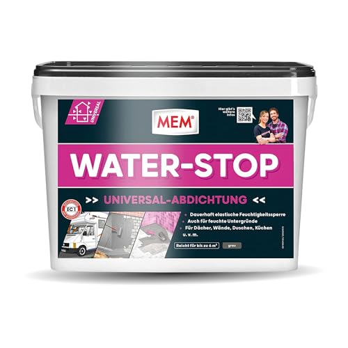MEM Water Stop steingrau, 14 kg