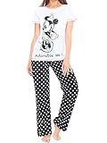 Minnie Mouse Damen Schlafanzug Größe Large