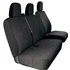 HP Autozubehör 22223 Sitzbezug 5teilig Baumwolle Schwarz (gesprenkelt) Fahrersitz, Rücksitzbank (2